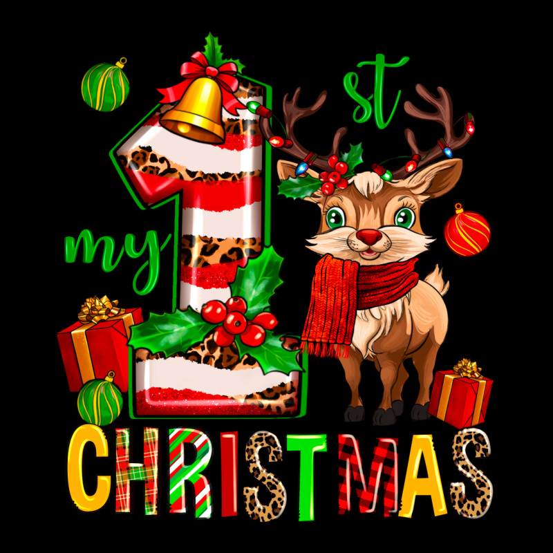 My First Christmas Reindeer Premium Sweatshirt by MaliasSmallBusiness | Teevron