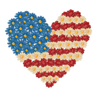 american heart flag | Teevron