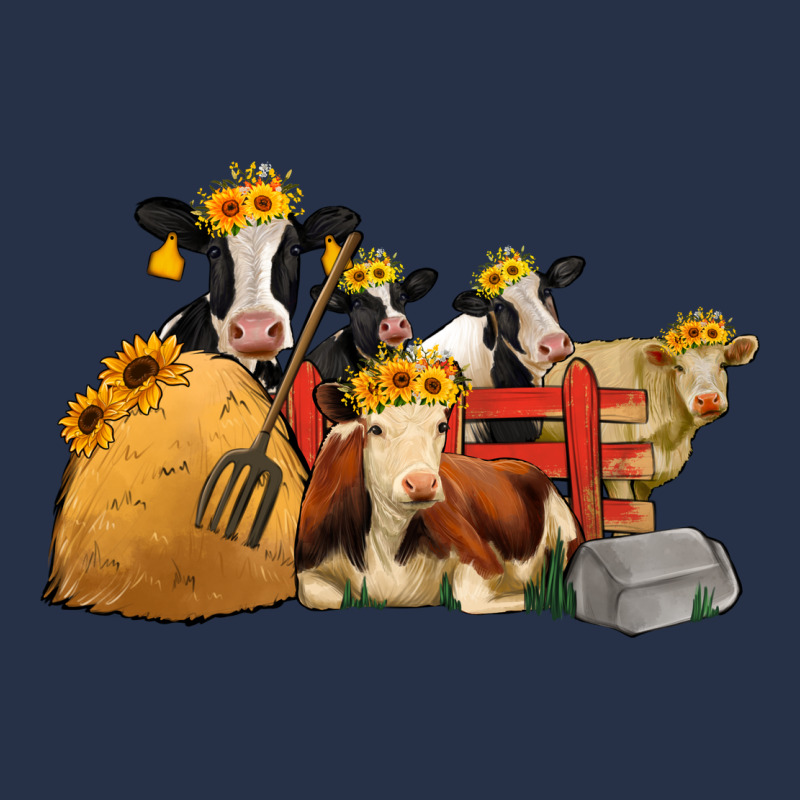 Farm Animals With Sunflower Headbands Premium Hoodie by Jasminsmagicworld | Teevron