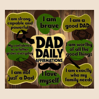 Dad Daily Affirmations Urban Hoodie | Teevron