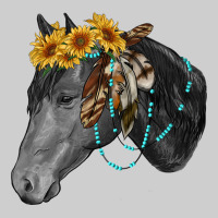 Black And White Western Horse Premium Tee | Teevron