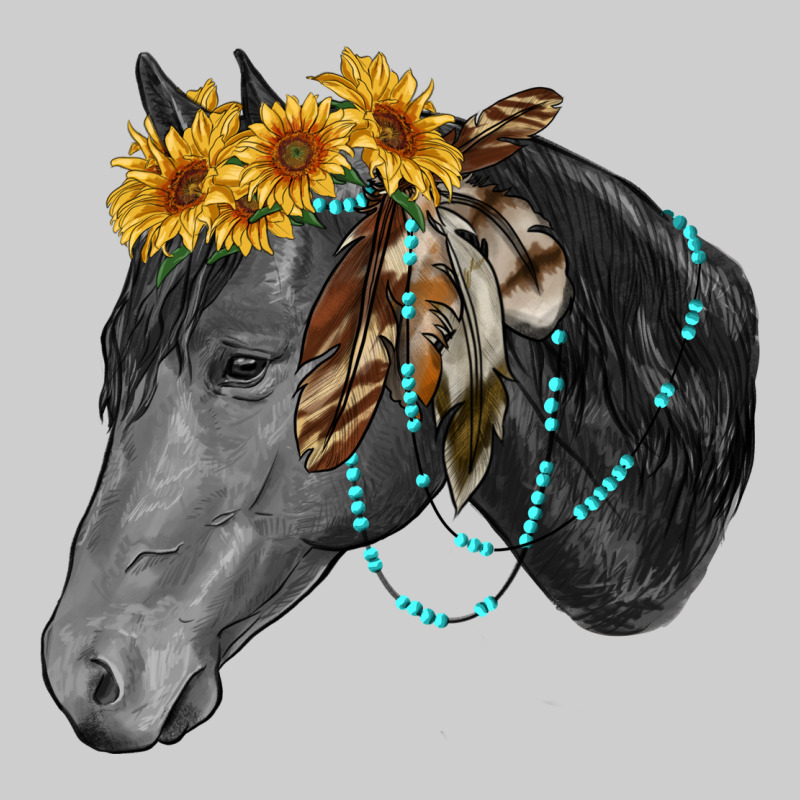 Black And White Western Horse Premium Tee by RanaPortraitStore | Teevron