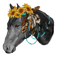 black and white western horse | Teevron