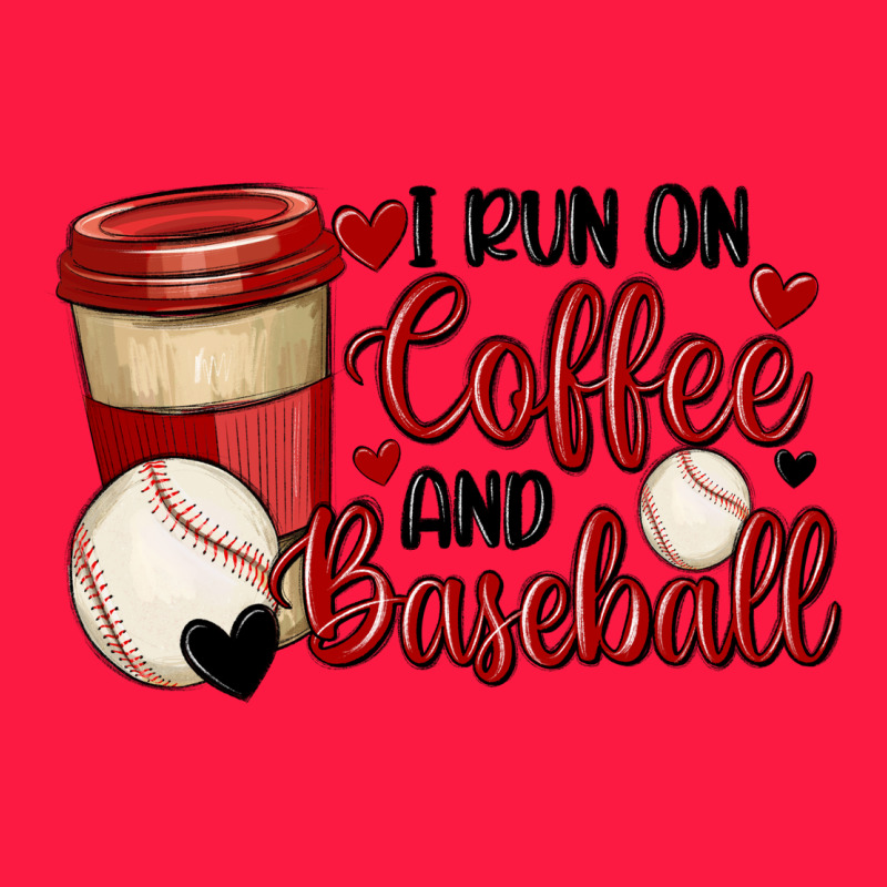 I Run On Coffee And Baseball Zipper Hoodie by MaliasSmallBusiness | Teevron