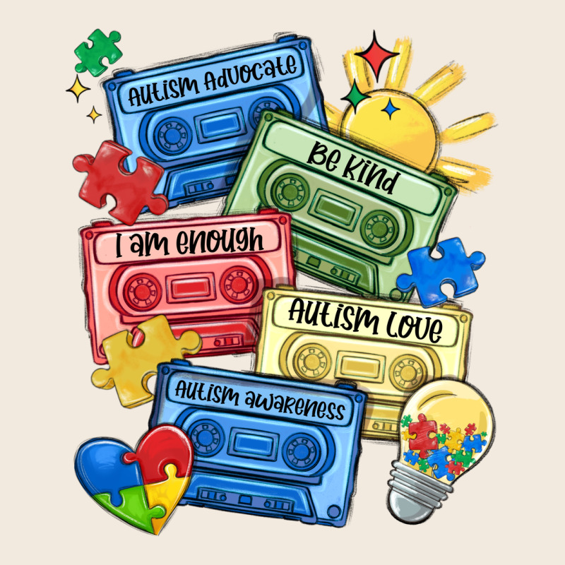 Autism Cassette Tapes Zipper Hoodie by MaliasSmallBusiness | Teevron