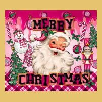 Merry Pink Christmas Santa Premium Sweatshirt | Teevron