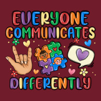 Everyone Communicates Differently Zipper Hoodie | Teevron