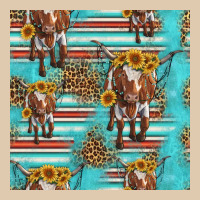 Longhorn Bull Seamless Pattern Heavyweight Sweatshirt | Teevron