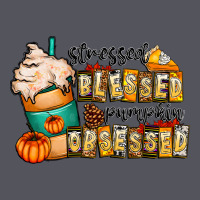 Stressed Blessed Pumpkin Obsessed Vintage Hoodie | Teevron
