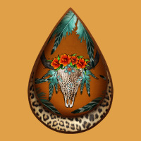 Leopard Bullskull Teardrop Earrings Premium Hoodie | Teevron