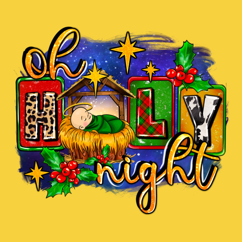 Oh Holy Night With Baby Jesus For Christmas Premium Sweatshirt by MaliasSmallBusiness | Teevron