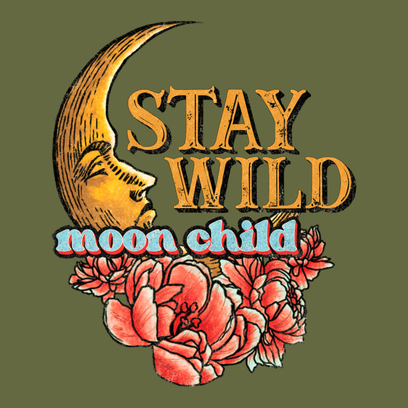 Stay Wild Moon Child Long Sleeve Tee by JahusDesignShop | Teevron