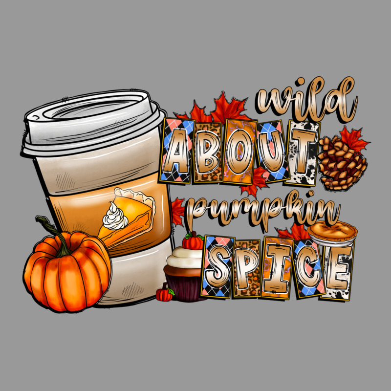 Wild About Pumpkin Spice Vintage Hoodie by CowhideDigitalArt | Teevron