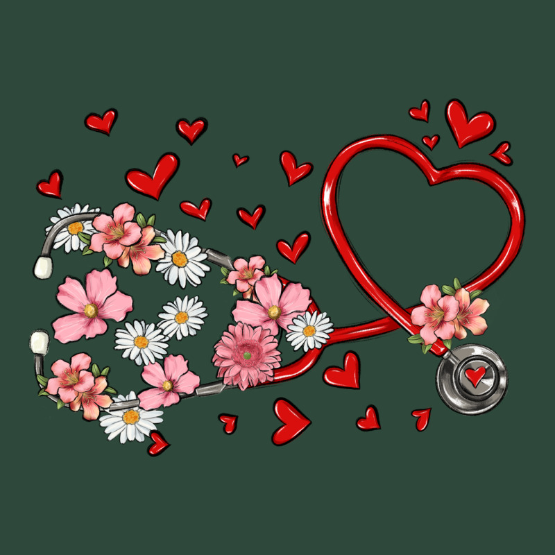 Valentine's Day Stethoscope Zipper Hoodie by MaliasSmallBusiness | Teevron