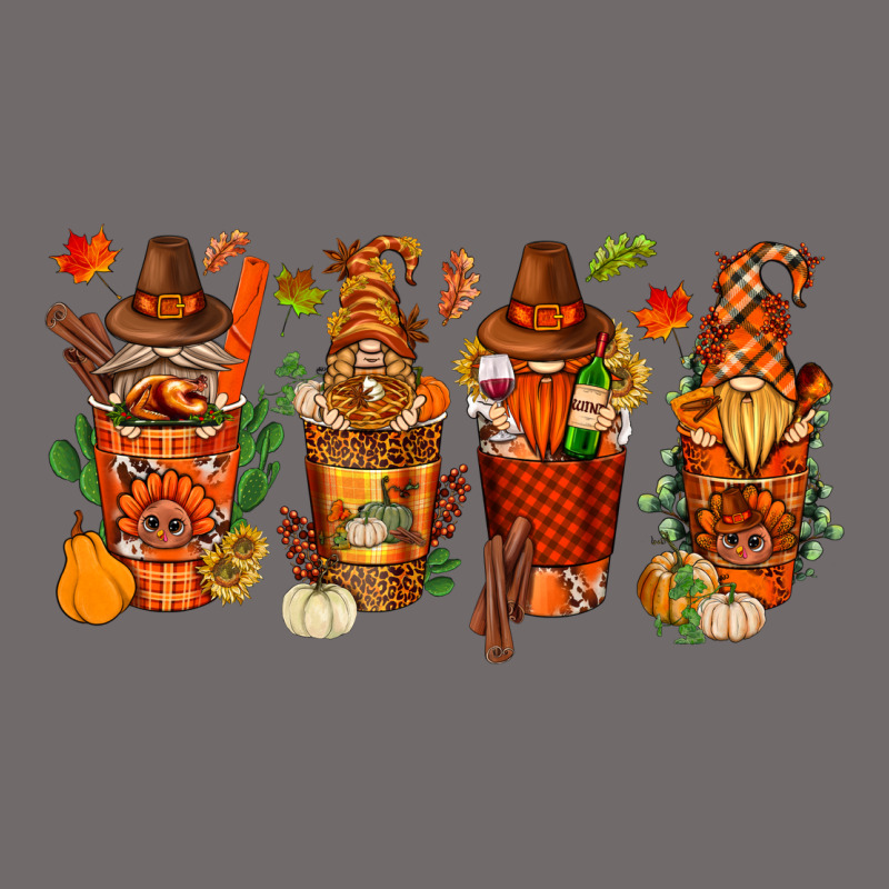 Thanksgiving Coffee Cups With Gnomes Bbs Urban Heavy Tee by BundleAndBundleShop | Teevron