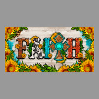 Faith Cross And Sunflower License Plate Vintage Hoodie | Teevron
