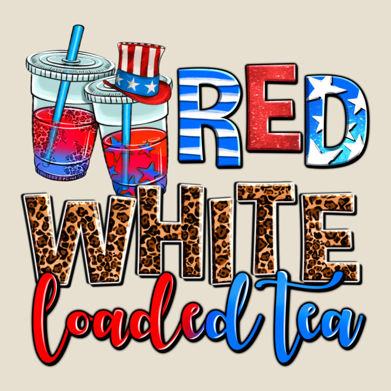 Red Whıte Loaded Tea Urban Heavy Tee by AdoDesignShop | Teevron