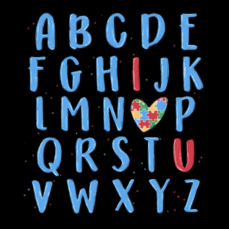 Alphabet Autism Awareness Zipper Hoodie by MaliasSmallBusiness | Teevron