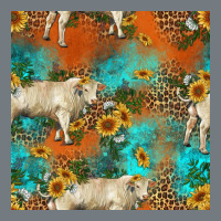 Western Charolais Cow Seamless Pattern Heavyweight Sweatshirt | Teevron