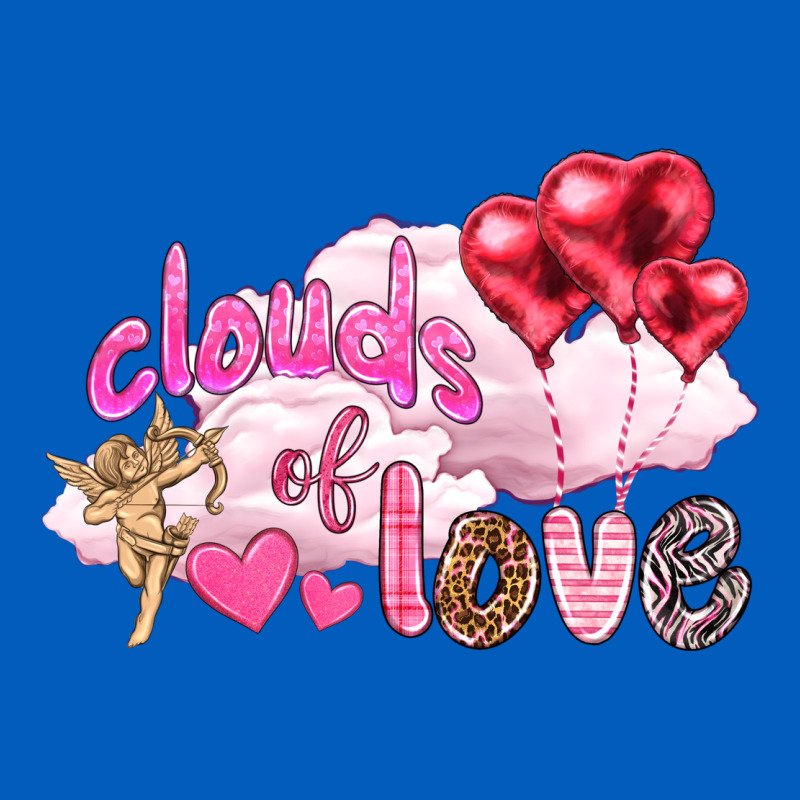Clouds Of Love With Balloons Valentine's Day Urban Hoodie by HowdyJamesFarm | Teevron