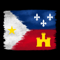 Louisiana Flag Background Premium Tee | Teevron