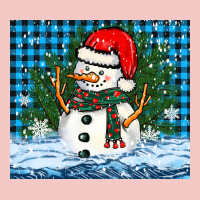 Snowy Christmas Snowman Urban Heavy Tee | Teevron
