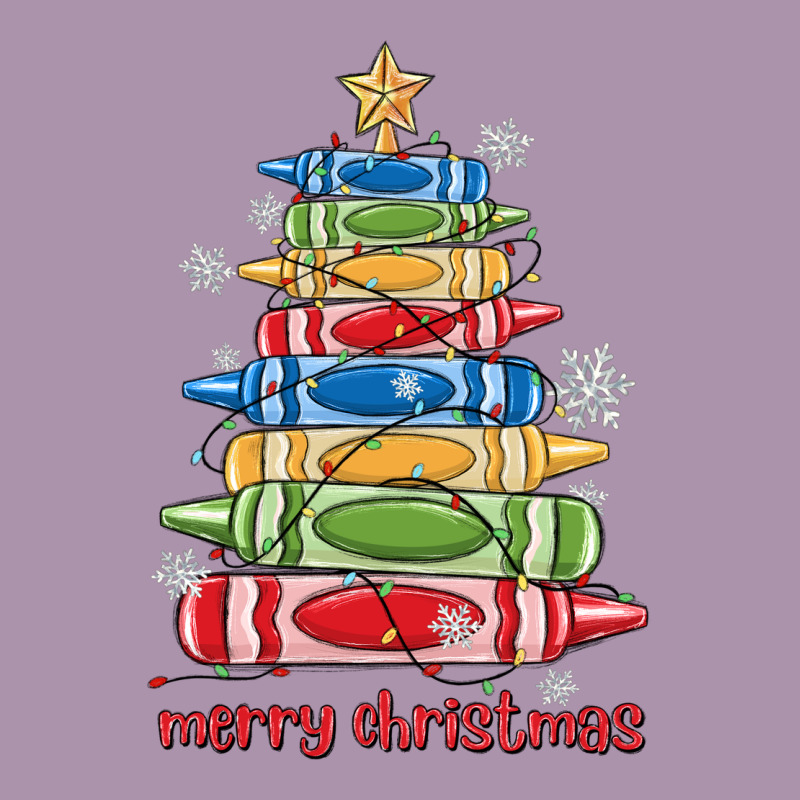 Crayons Tree Christmas Heavyweight Hoodie by MaliasSmallBusiness | Teevron