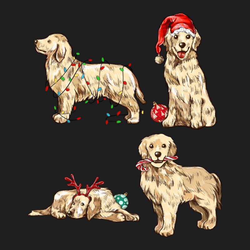 Christmas Dogs Heavyweight Hoodie by MaliasSmallBusiness | Teevron