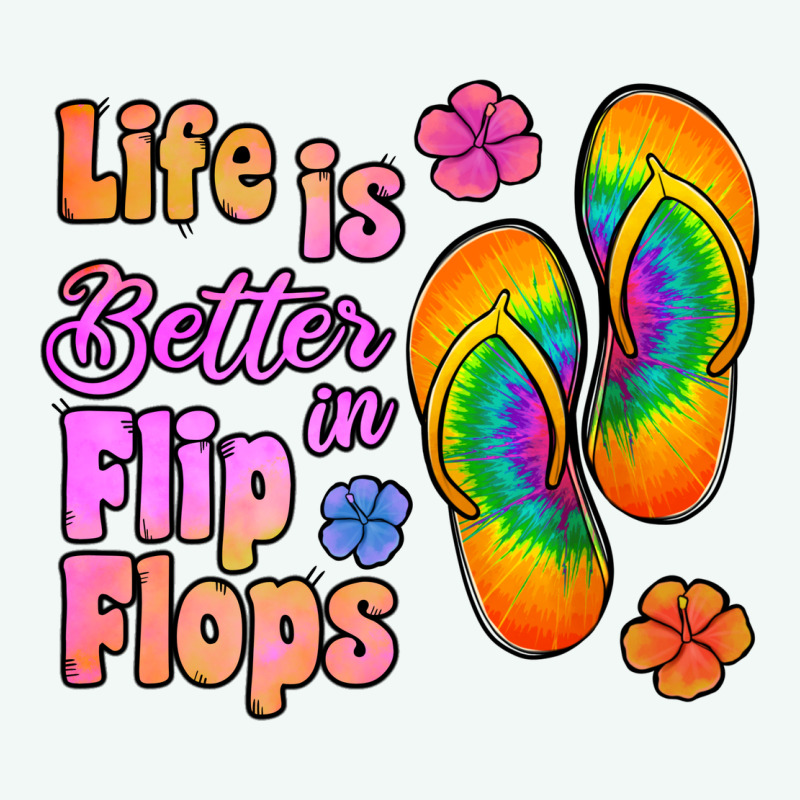 Life Is Better In Flip Flops Premium Hoodie by Jasminsmagicworld | Teevron