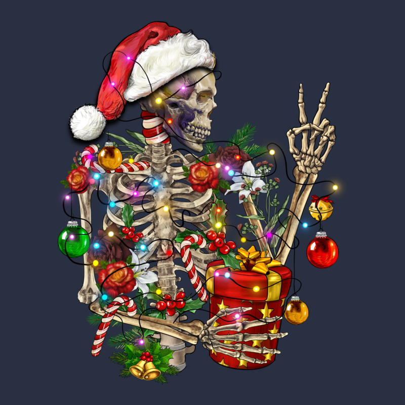 Christmas Lights And Skeleton Heavyweight Sweatshirt by FaDigitalArtStudio | Teevron
