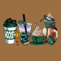 Hunter Green Hockey Coffee Cups Vintage Tee | Teevron