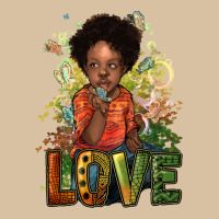 Black Afro Boy Love Heavyweight Hoodie | Teevron