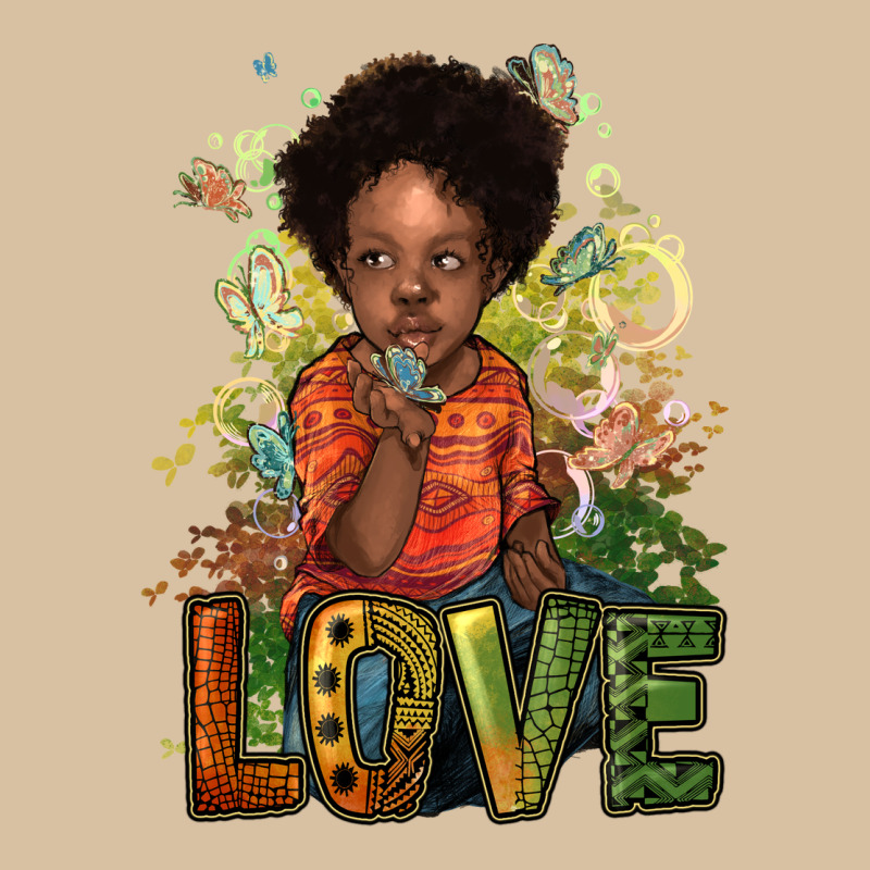 Black Afro Boy Love Heavyweight Hoodie by NancyCooperArtShop | Teevron
