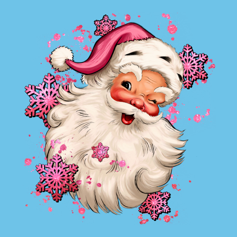 Pink Christmas Santa Claus Premium Sweatshirt by MaliasSmallBusiness | Teevron