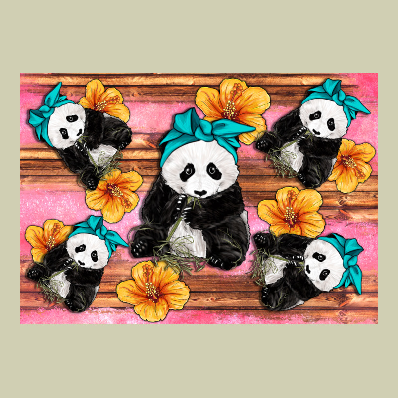Baby Panda Flowers Heavy Core Tee by Artiststas | Teevron