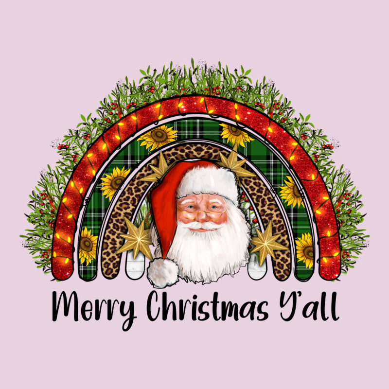 Merry Christmas Y'all Santa Rainbow Ladies Tee by AdoDesignShop | Teevron