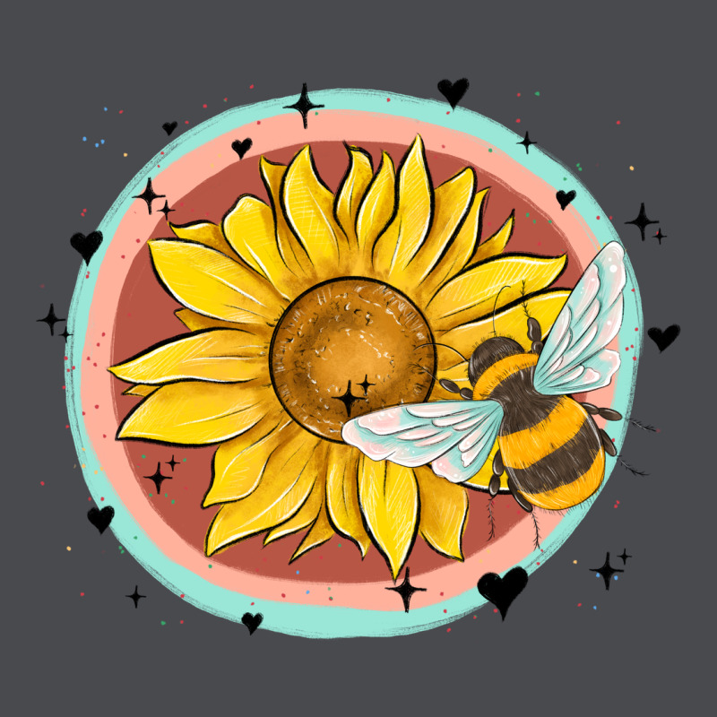 Bee And Sunflower Zipper Hoodie by MaliasSmallBusiness | Teevron