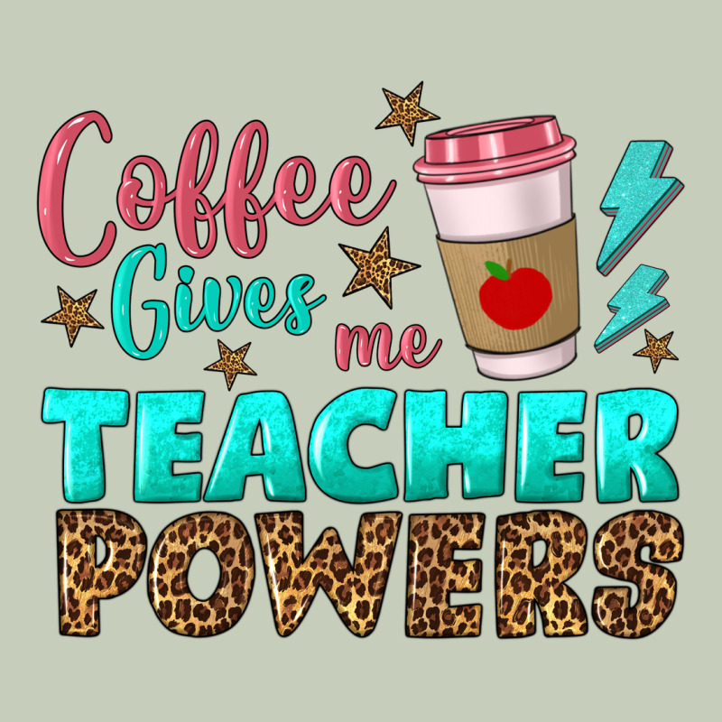 Coffee Gives Me Teacher Powers Classic Tee by BundleAndBundleShop | Teevron