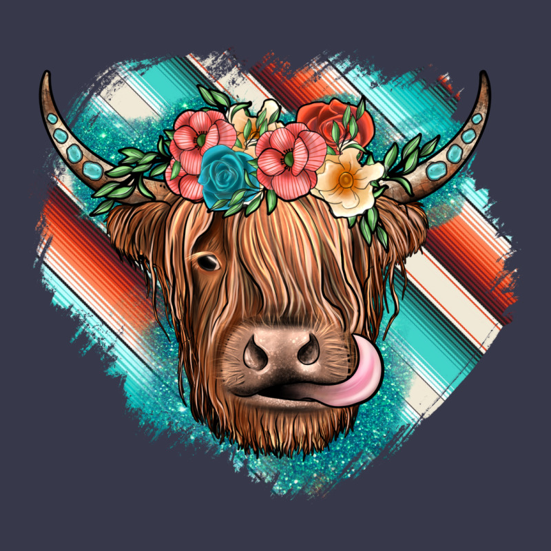 Highland Cow Serape Long Sleeve Tee by JahusDesignShop | Teevron