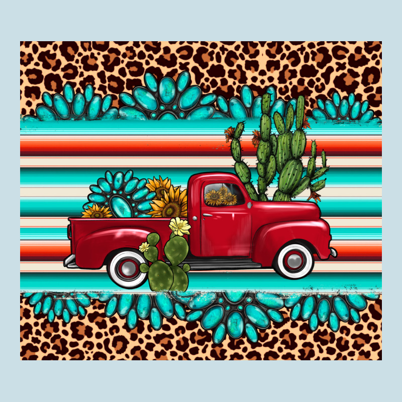 Truck Gemstone Leopard Ladies Tee by AdoDesignShop | Teevron