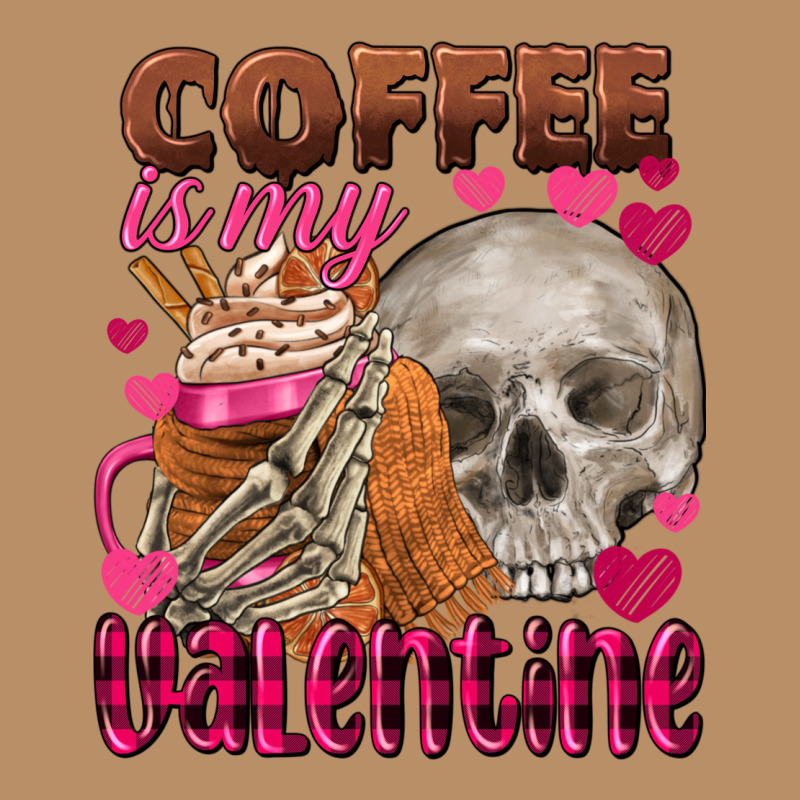 Coffee Is My Valentine Skull Vintage Hoodie by FaDigitalArtStudio | Teevron