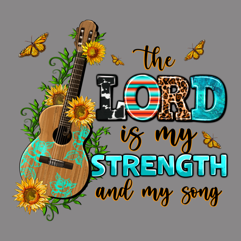 The Lord Is My Strength And My Song Guitar With Su Vintage Tee by AdoDesignShop | Teevron