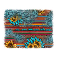 sunflower gemstone serape background | Teevron