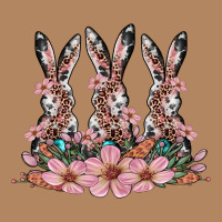 Rabbits With Blossom Flower Long Sleeve Tee | Teevron