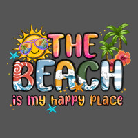 The Beach Is My Happy Place Zipper Hoodie | Teevron