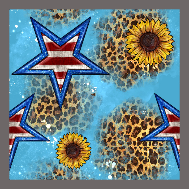 American Star And Sunflower Seamless  Pattern Classic Tee by BundleAndBundleShop | Teevron