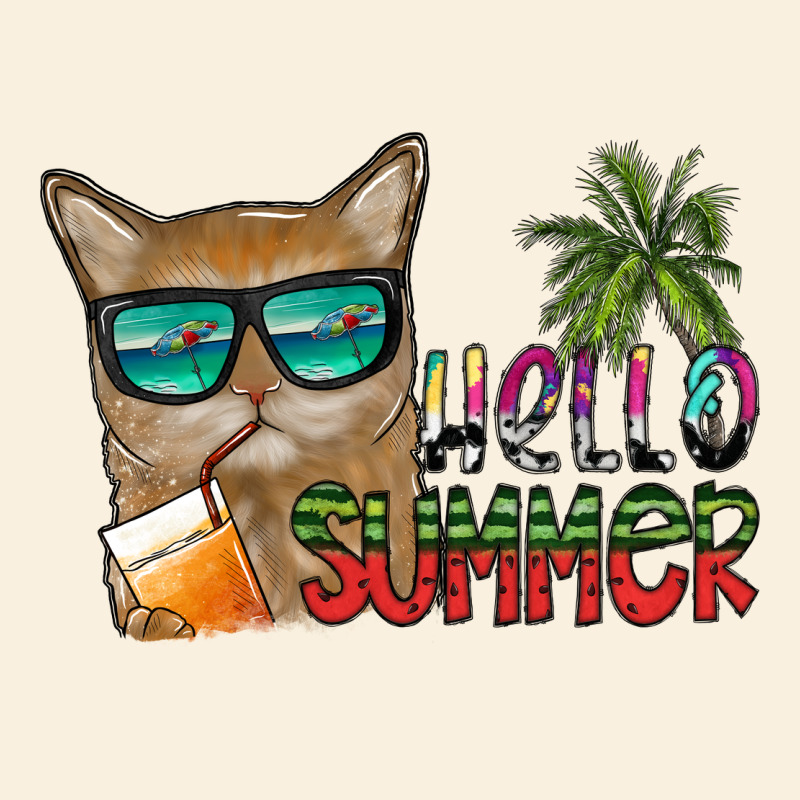Hello Summer Vintage Hoodie by SublimationCraftShop | Teevron