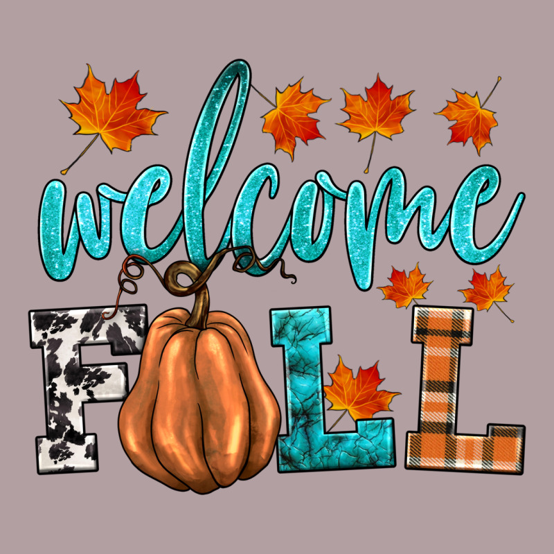 Welcome Fall Vintage Hoodie by HRA Design Shop | Teevron