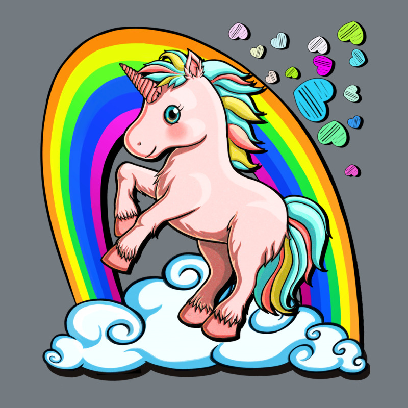 Cute Unicorn With Rainbow Heavyweight Sweatshirt by FaDigitalArtStudio | Teevron