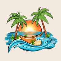 Sunset Beach Scene Zipper Hoodie | Teevron